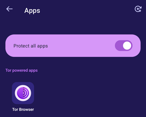 Configuring applications to use Tor VPN