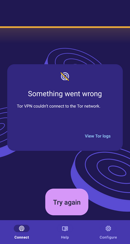 Connection Error